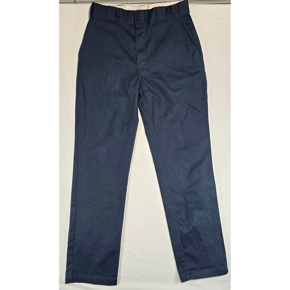 Dickies 874 Original Fit Work Pants Mens Navy Blue Straight Leg Twill Trousers